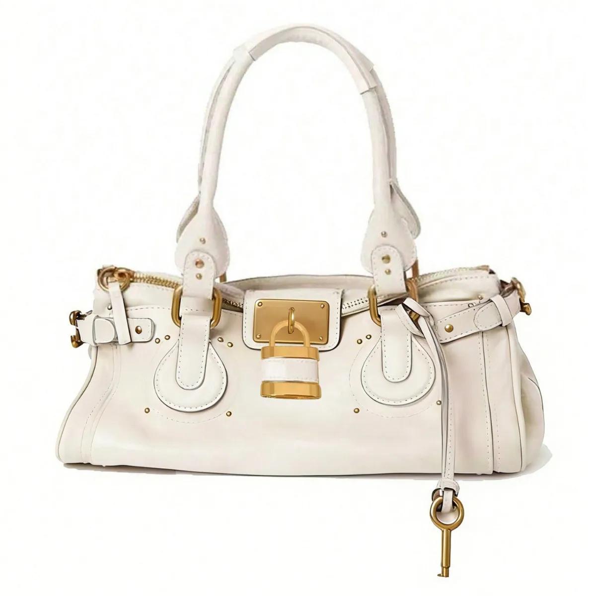 Sac à langer texturé tendance pour femme, sac à bandoulière vintage unique, sac à main de luxe en cu