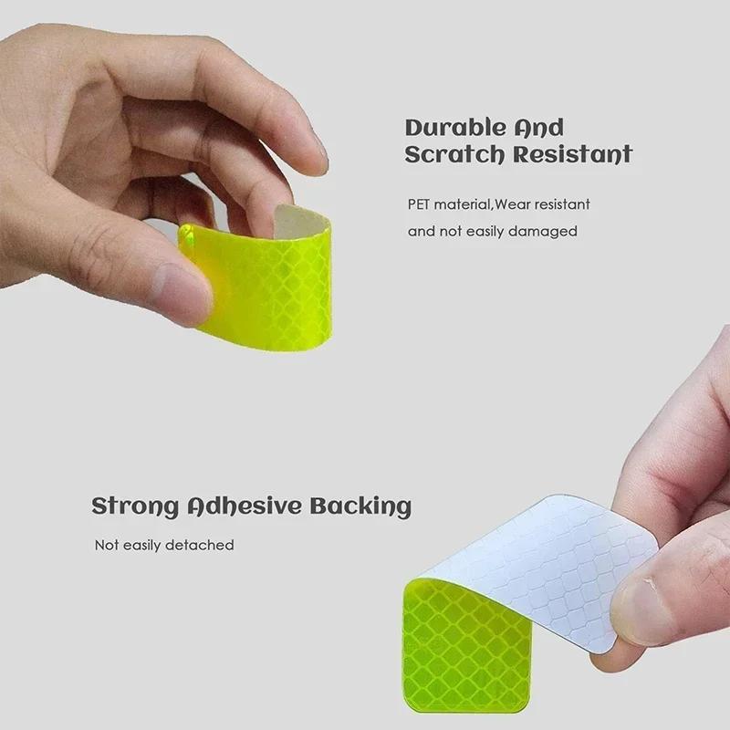 Patch réfléchissant Anti-collision de nuit étanche, 10 pièces, accessoires de poussette multifonctio