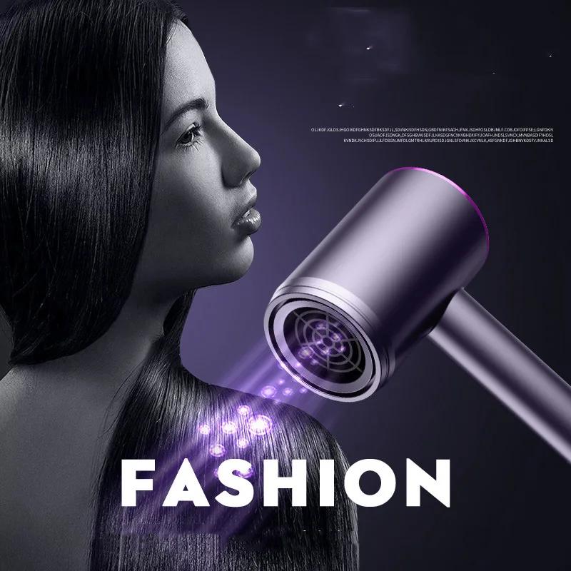 Nouveau sèche-cheveux à grande vitesse, Ion négatif haute puissance, froid et chaud, Ultra silencieu