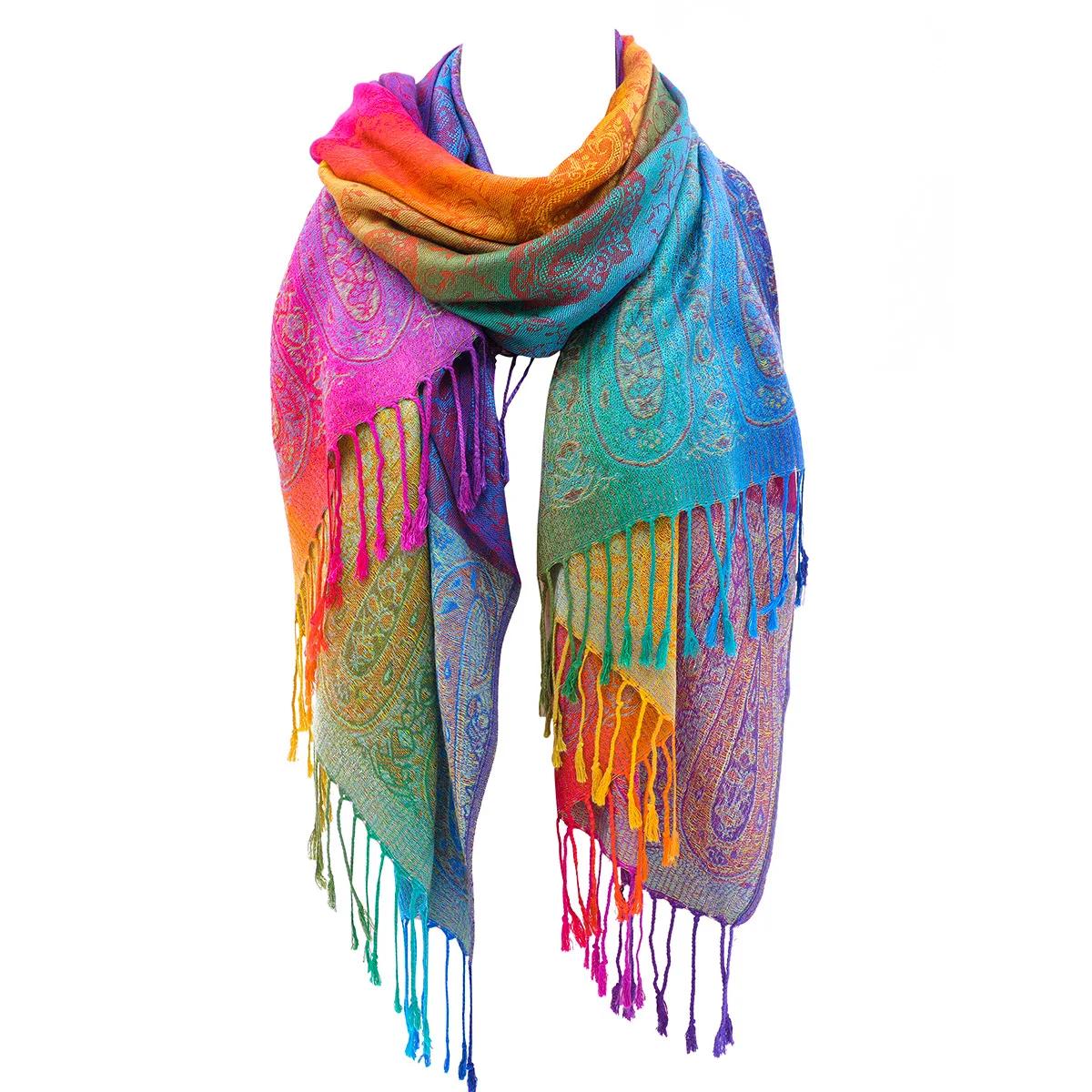 Foulard en soie pour femmes, châle de luxe en Satin, écharpe pashmina