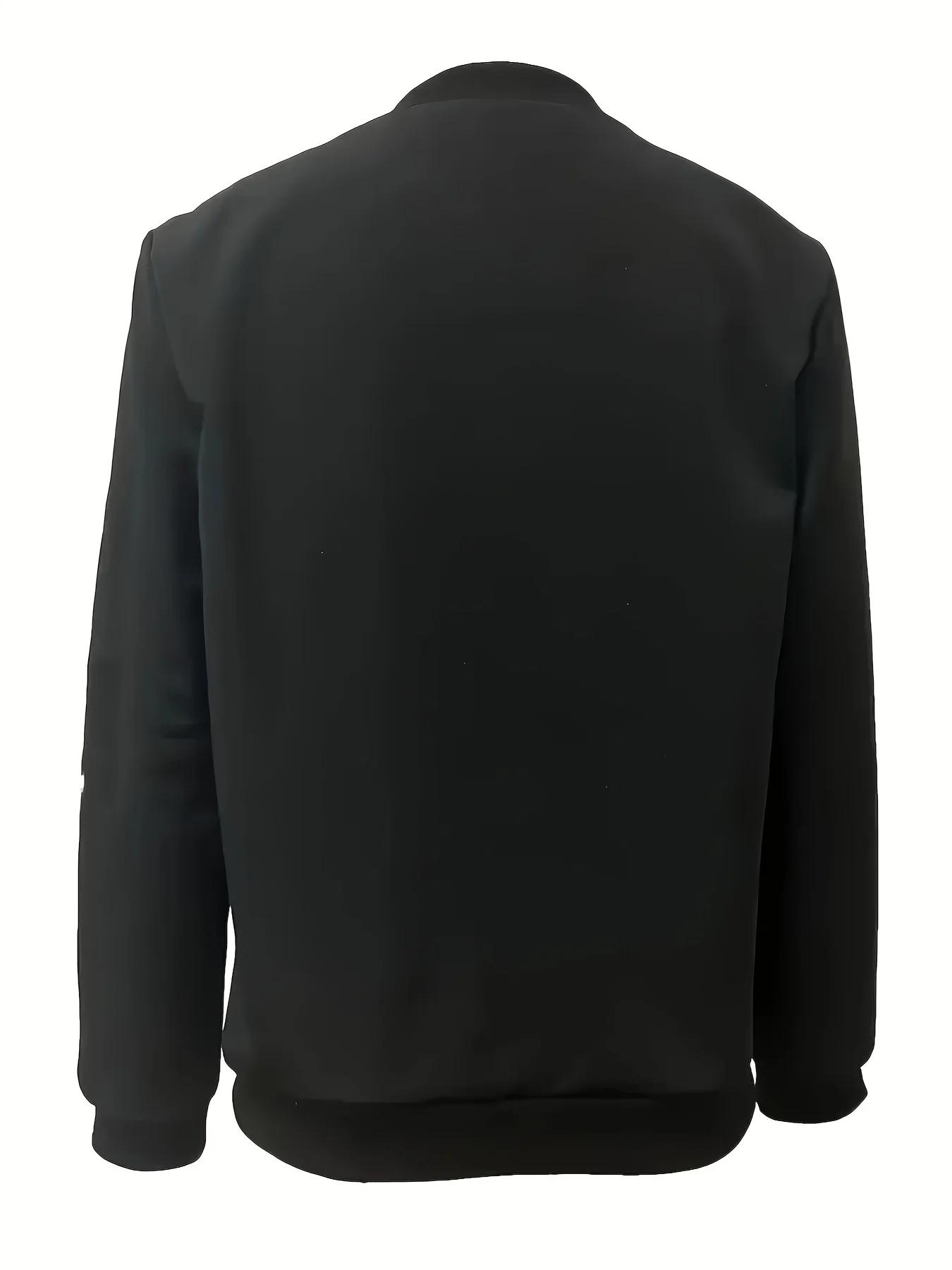 Veste bomber décontractée pour femme à manches longues avec fermeture éclair, coupe-vent léger avec