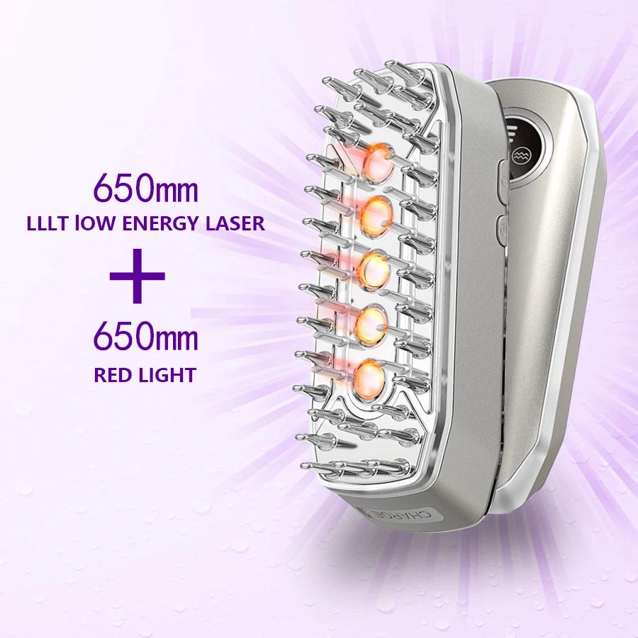 Peigne laser pour la croissance des cheveux, peigne électrique pour la croissance des cheveux, trait