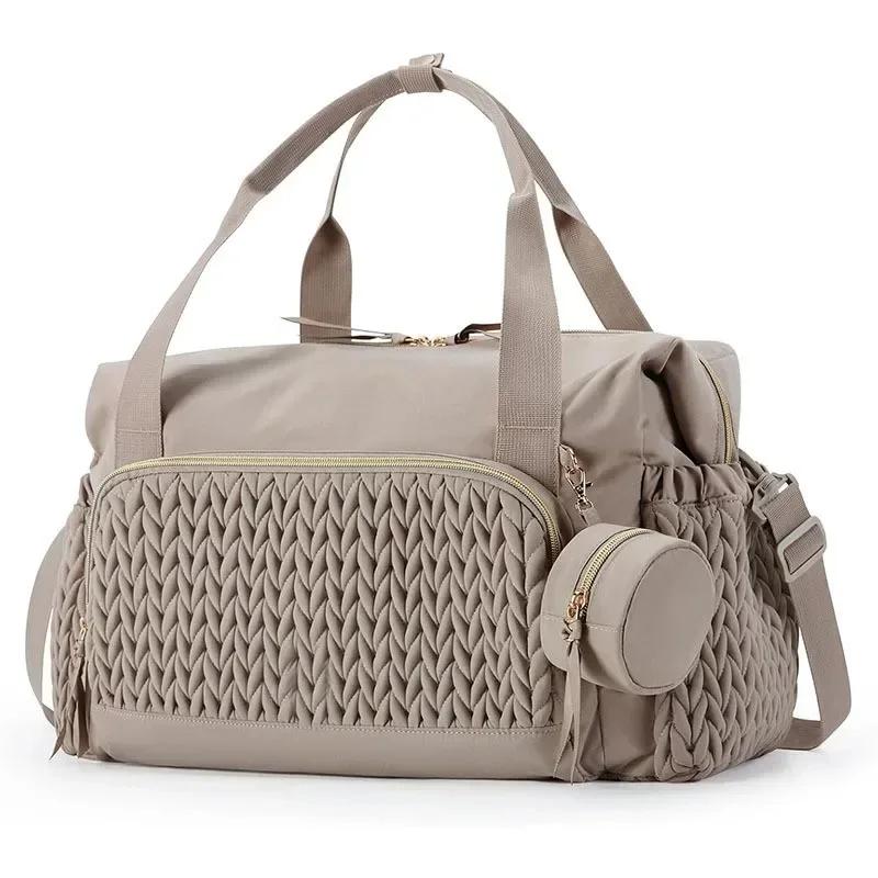 Sac à couches pour maman, organisateur de grande capacité pour bébé, sacs suspendus pour poussette,