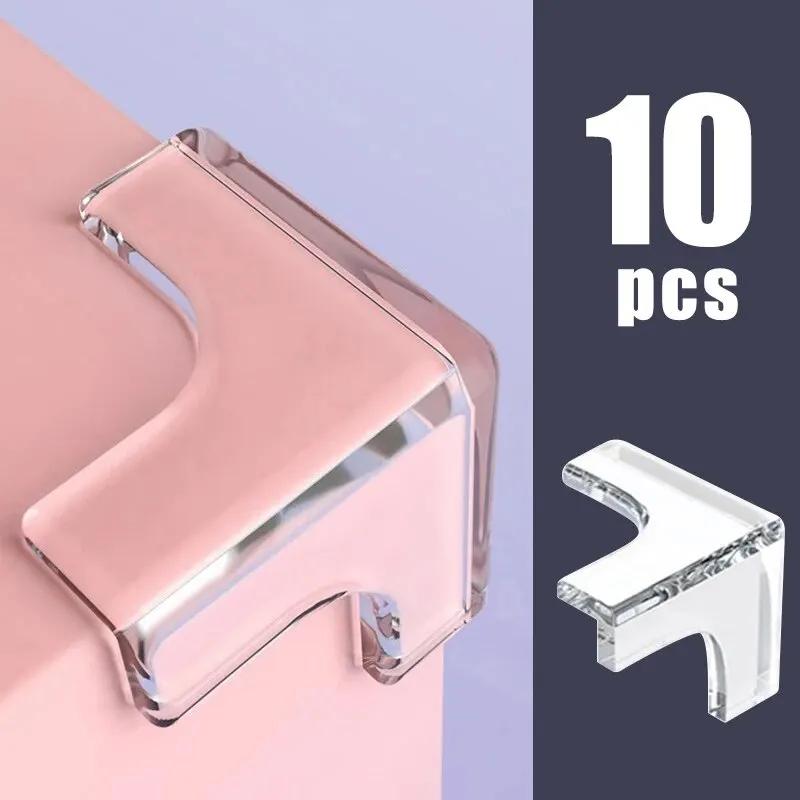 Protecteurs d'angle de meubles de Table basse Anti-collision transparents, doublure d'angle douce po