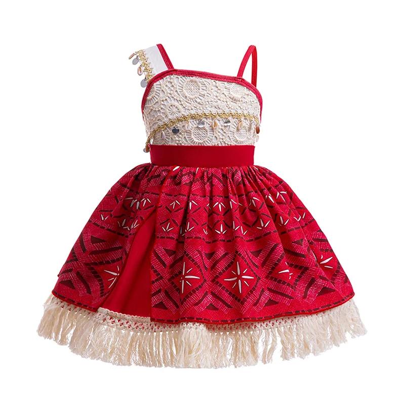 Disney nouvelle robe Moana Costumes enfants fille Cosplay enfant en bas âge film océan aventure robe