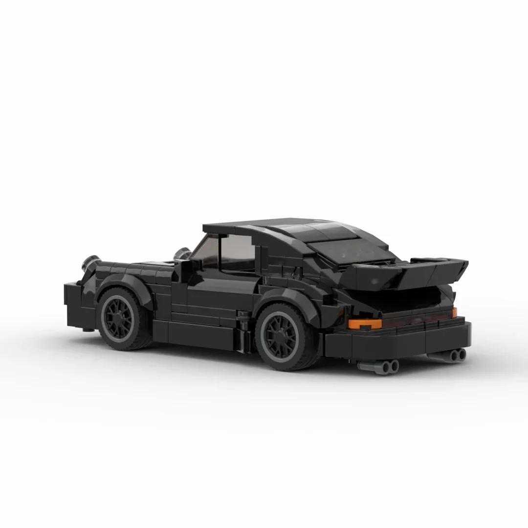 MOC Black Bird (930) blocs de construction de voiture de sport de course Turbo, véhicule de course e