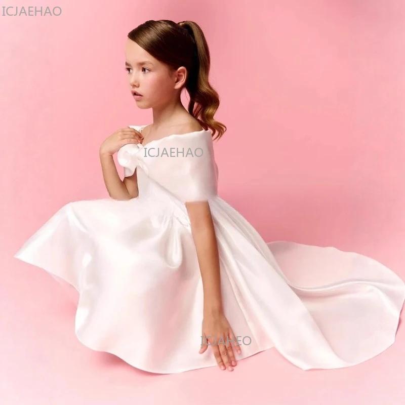 Robe de princesse à épaules dénudées pour filles, idéale pour les fêtes d'anniversaire, les demoisel