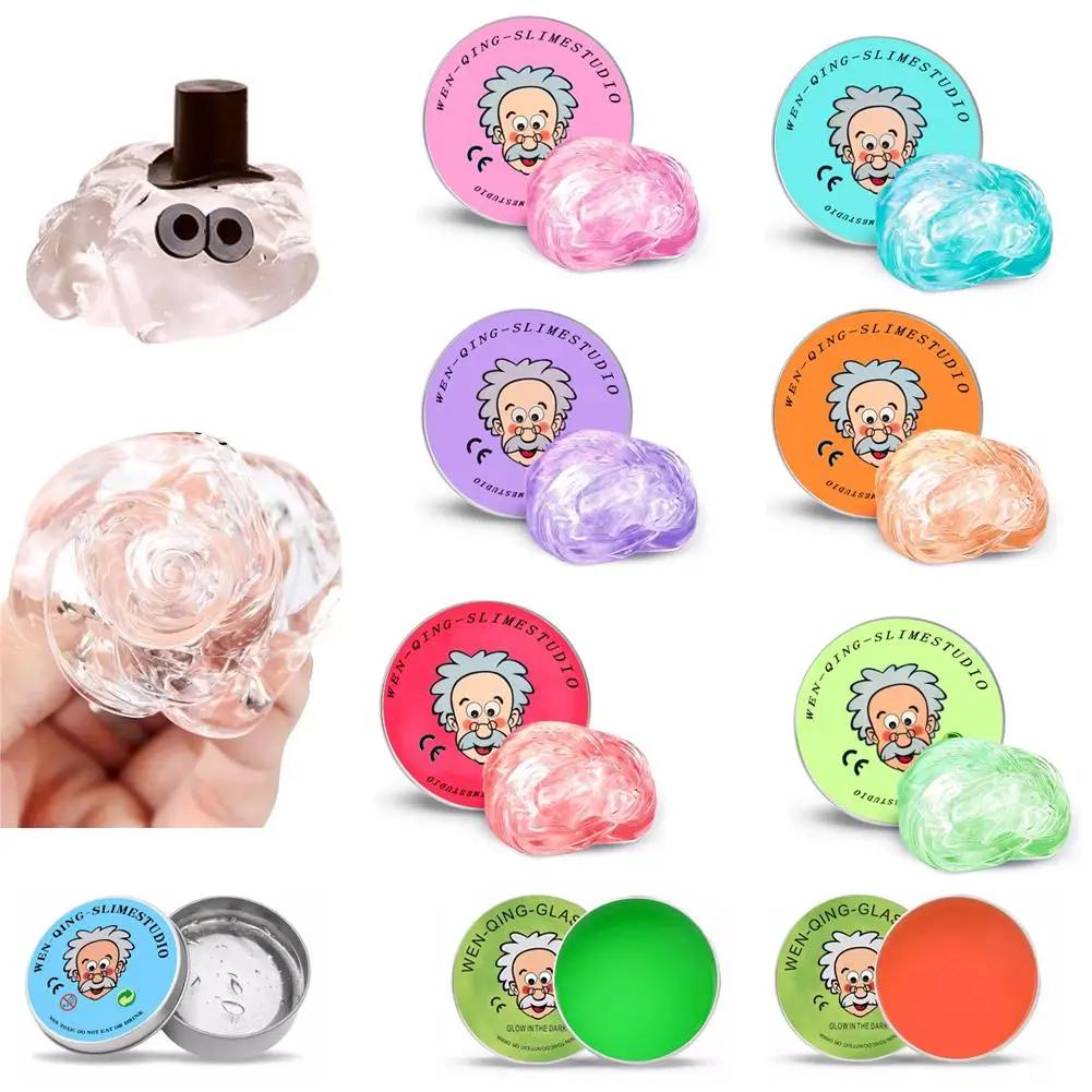 Kit de Pâte à Modeler Liquide Réutilisable Effet Cristal, Jouet Anti-Stress Sûr pour Enfants, Argile
