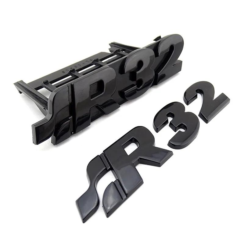 Emblème de grille brillante pour VW Golf R32, Golf 4, Golf 5, Boot Logo, Mm, 1999-2008