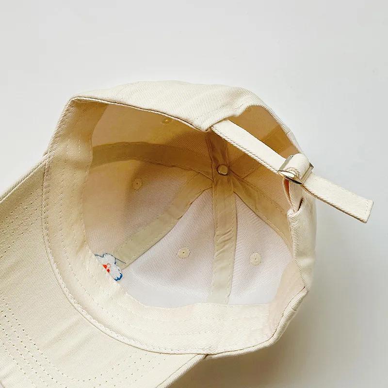 Casquette de Baseball pour enfants, jolie fleur, couleur unie, chapeau en langue de canard pour enfa