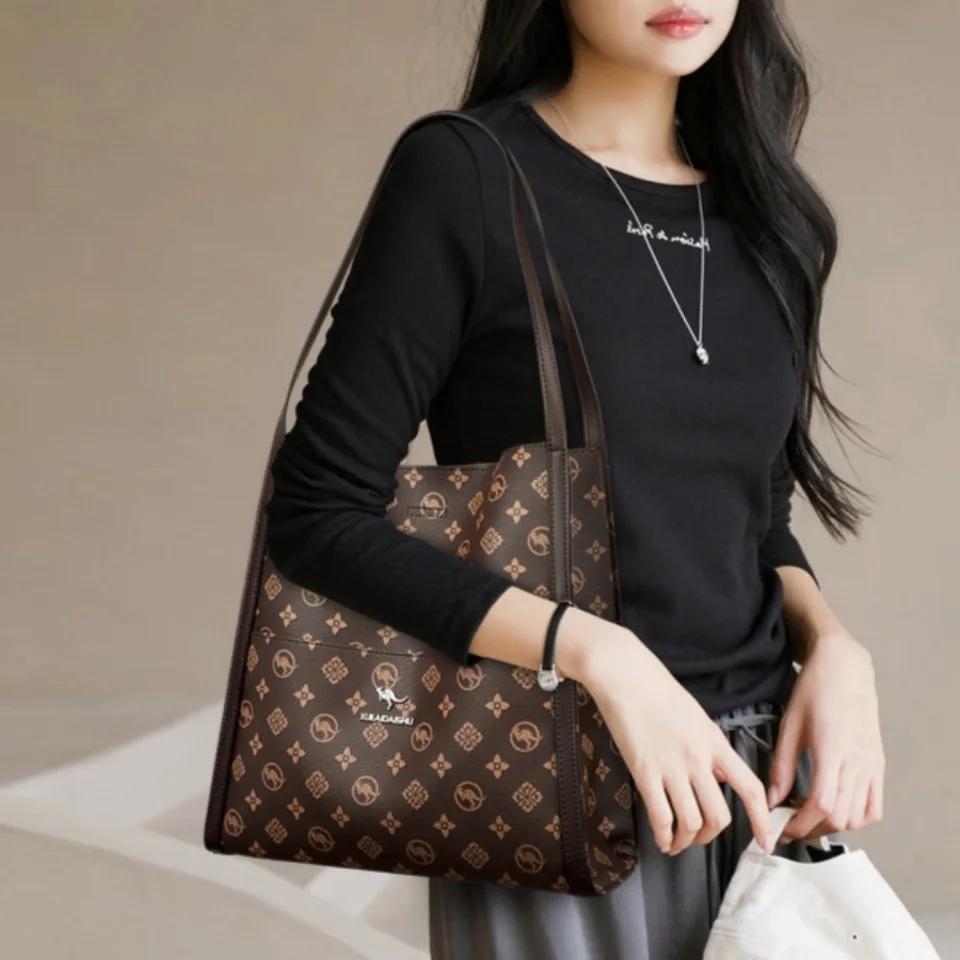 Véritable marque de haute qualité en cuir fourre-tout décontracté sacs à Main de luxe femmes sacs co