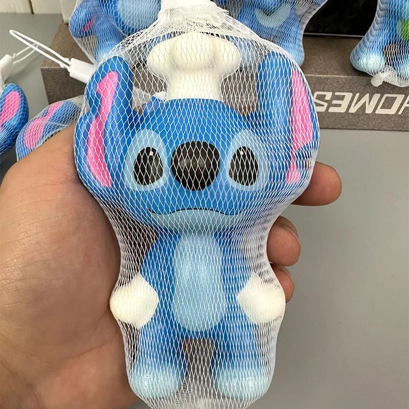 Jouets de décompression Lilo & Stitch de dessin animé Kawaii, 6 pièces, figurines anti-Stress à rebo