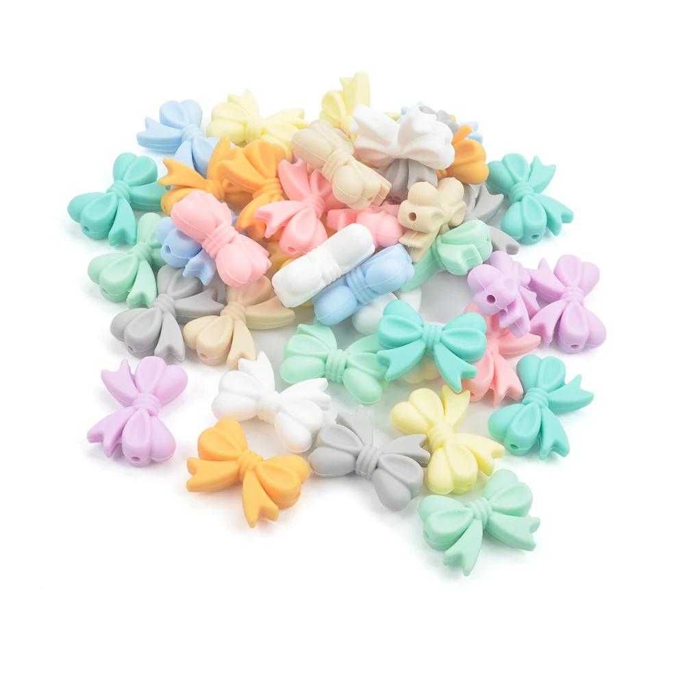 LOFCA 10 pièces/lot perles de couronne en Silicone sans BPA perles de dentition en Silicone bébé à m