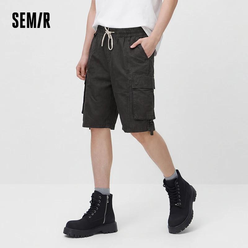 Shorts Homme Semir 2026 Rétro, Style Workwear, Très Amples, Longueur Genou, Décontractés, Tendance S