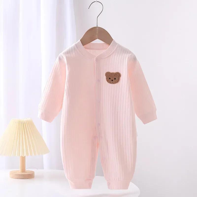 Vêtements d'automne pour bébé, body et une pièce pour garçons et filles, barboteuse pour nouveau-né,