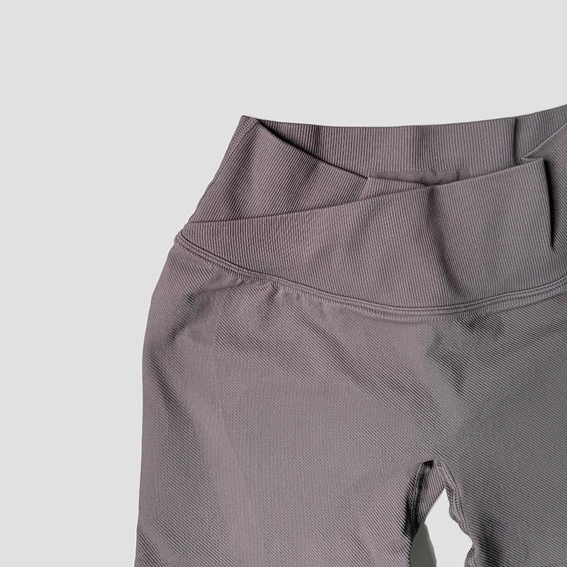 Shorts d'entraînement taille haute d'été sans couture, sexy, à taille croisée, pour la course et le