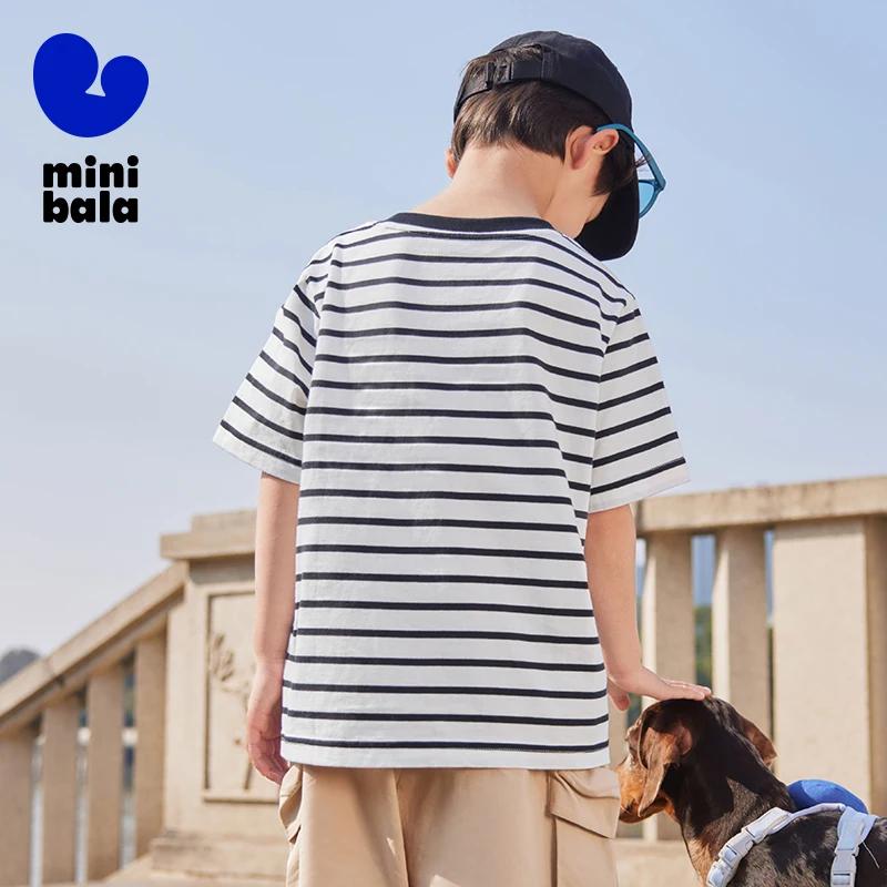 Mini Bala enfants T-Shirt rafraîchissant et antibactérien été nouveau haut évacuant l'humidité et à
