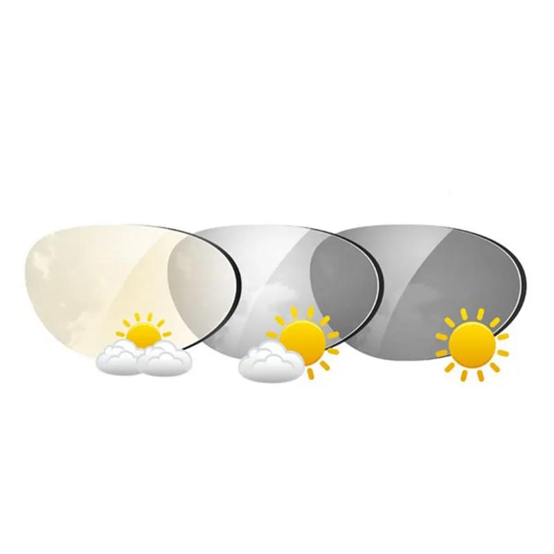 1.56 Asp index Prescription Anti-bleu ordinateur téléphone lentilles solaires photochromiques camélé