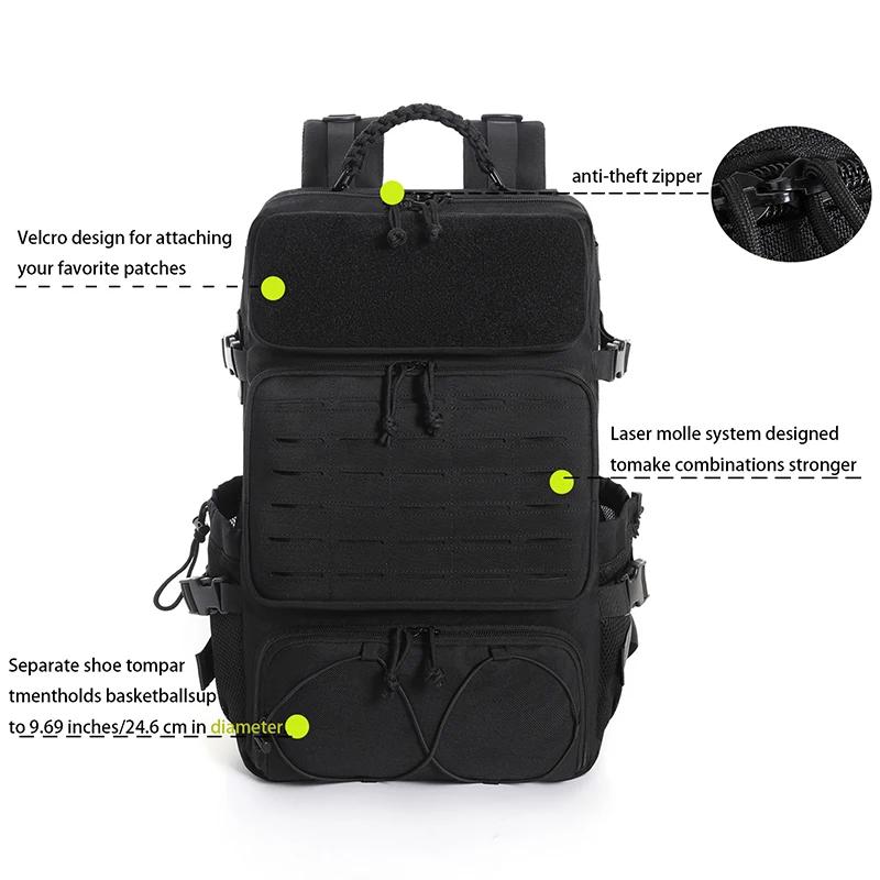Sac polochon pour homme avec système modulaire de grande capacité, design multi-compartiments avec e