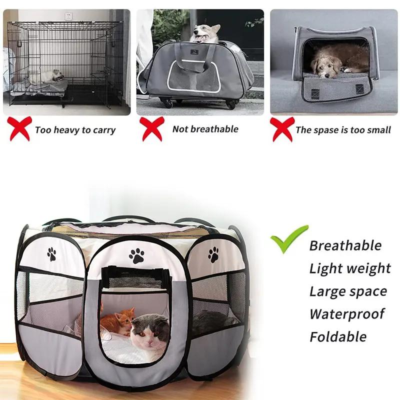 Tente pliante Portable légère pour animaux de compagnie, salle de naissance, maison pour chien, chen