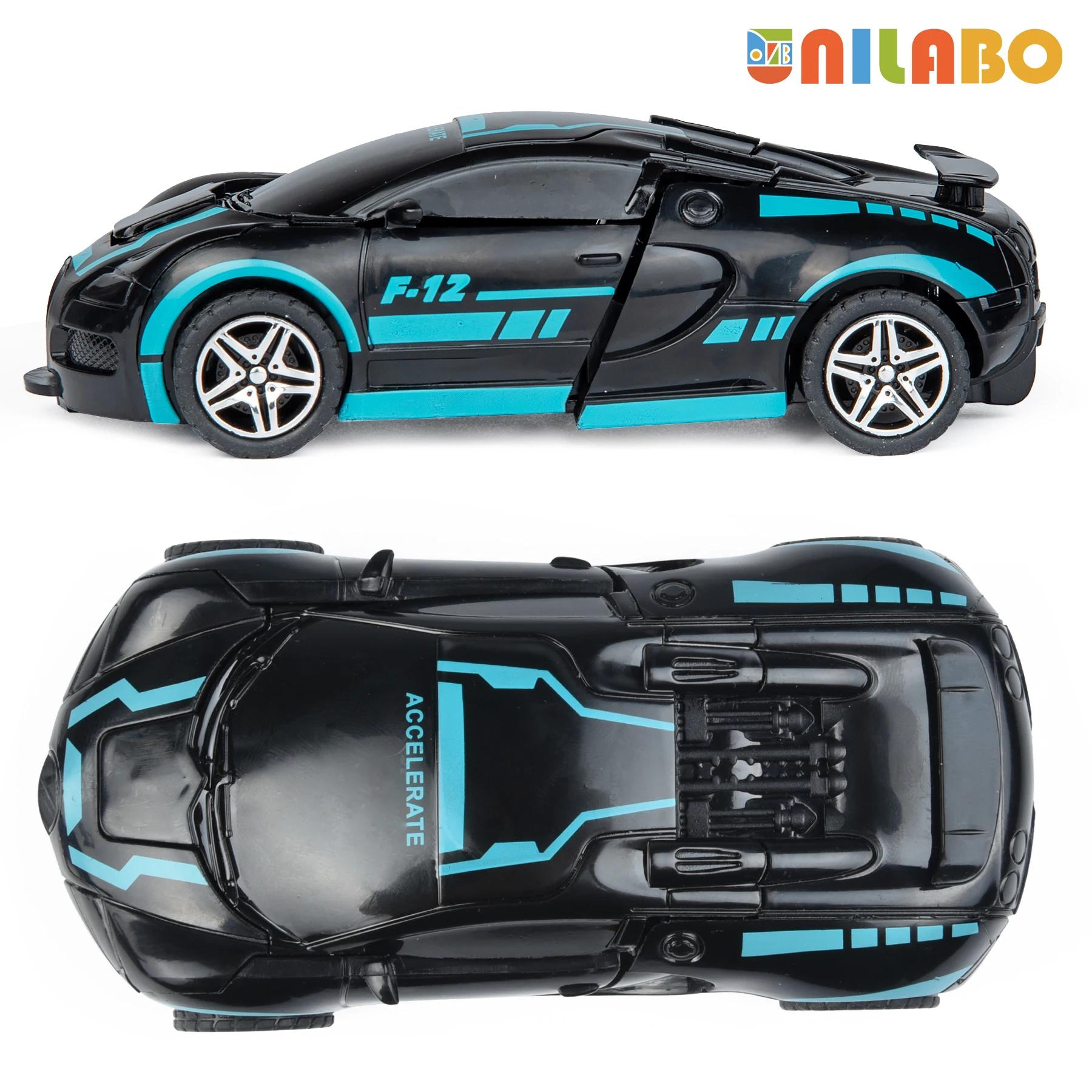 Jouets de voiture de sport Robot Transformable, sans piles, cadeau éducatif pour enfants, modèle de