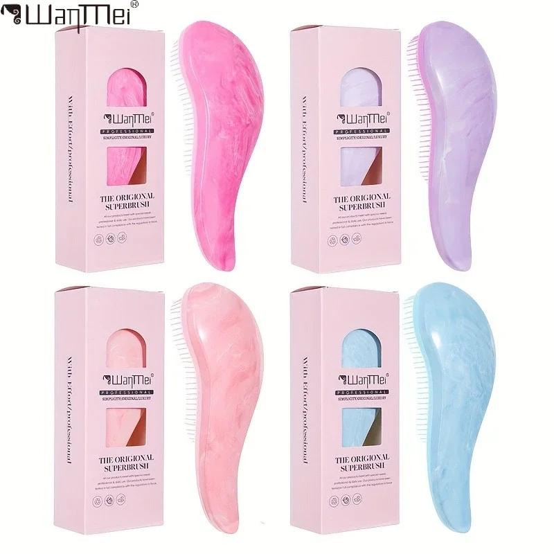 Brosse à cheveux démêlante, peigne de Massage du cuir chevelu doux, antistatique, brosse de toiletta