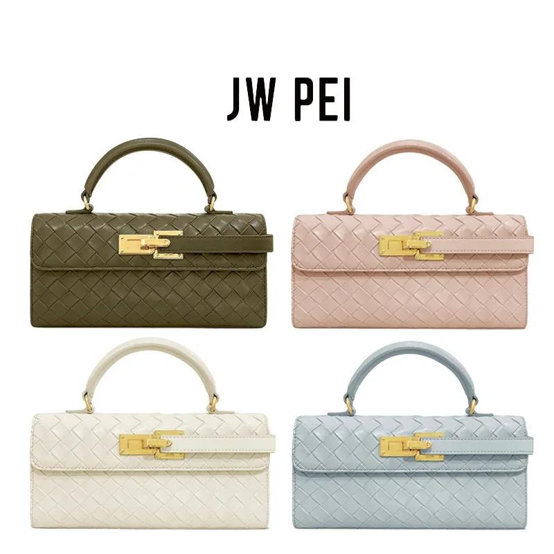 JW PEI Nouveau sac à main en cuir de crocodile haut de gamme, portable, polyvalent, léger, sac à mai