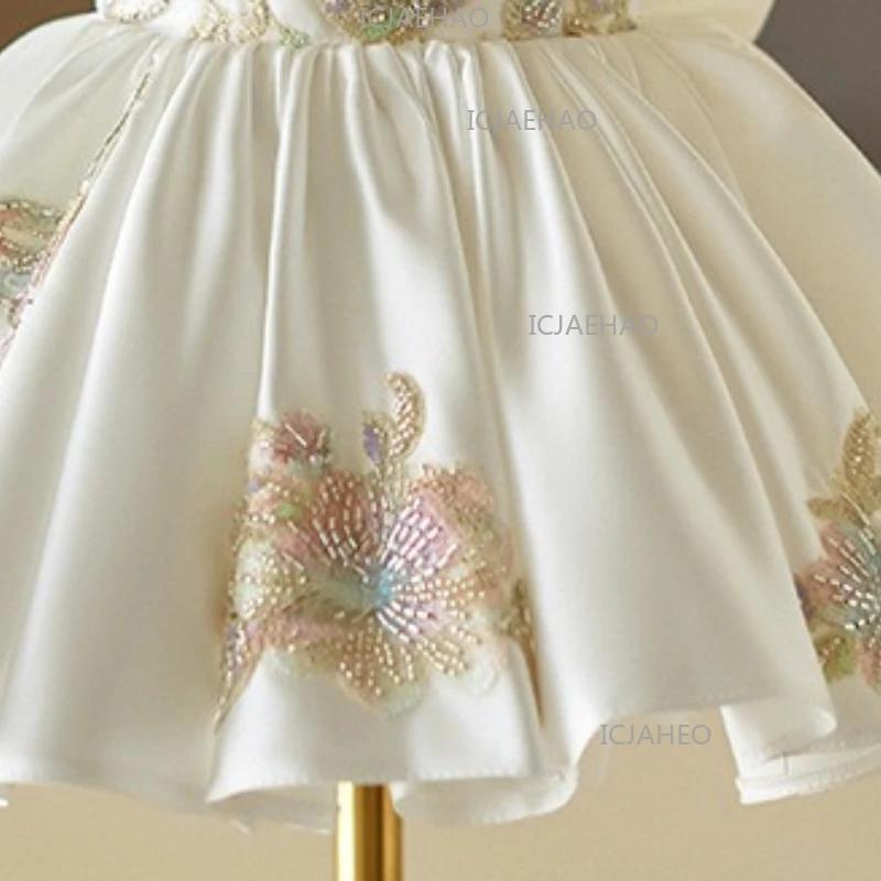 Robe de princesse pour bébé fille, tenue de fête d'anniversaire, robe de demoiselle d'honneur pour e