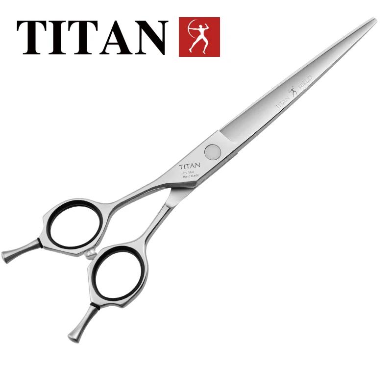 Titan professionnel 7 pouces ciseaux de coupe pour gaucher ciseaux de coiffeur ciseaux de coiffure