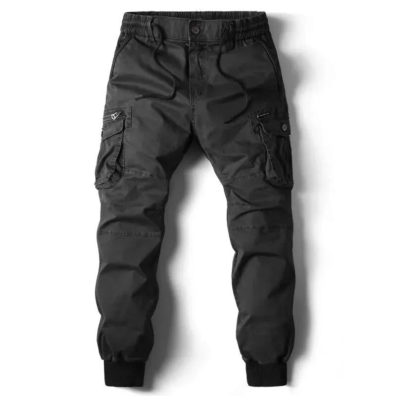 Pantalon Cargo hommes Jogging pantalons décontractés coton pleine longueur tactique militaire pantal