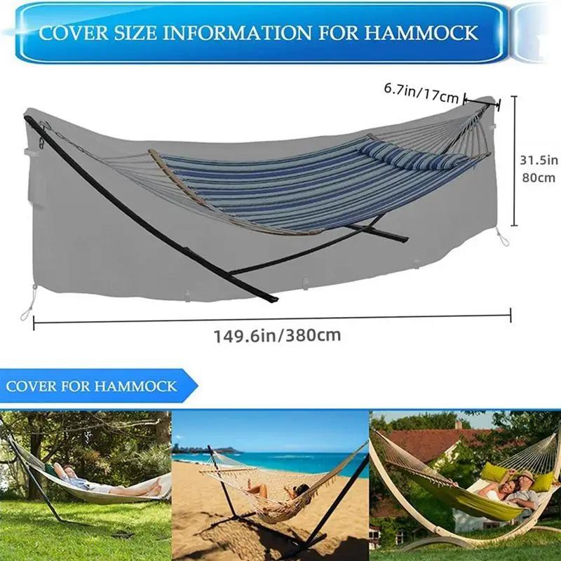 Juste de protection pour hamac 420D Oxford, imperméable, anti-poussière, protection UV, pour chaise