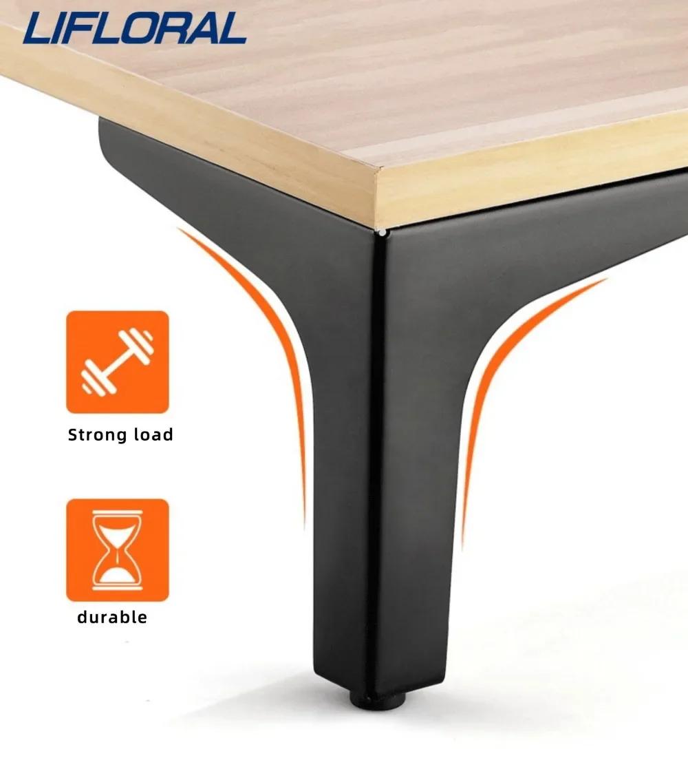 4 pièces pieds de meubles en métal noir or argent pour pieds de Table basse canapé chaise armoire de