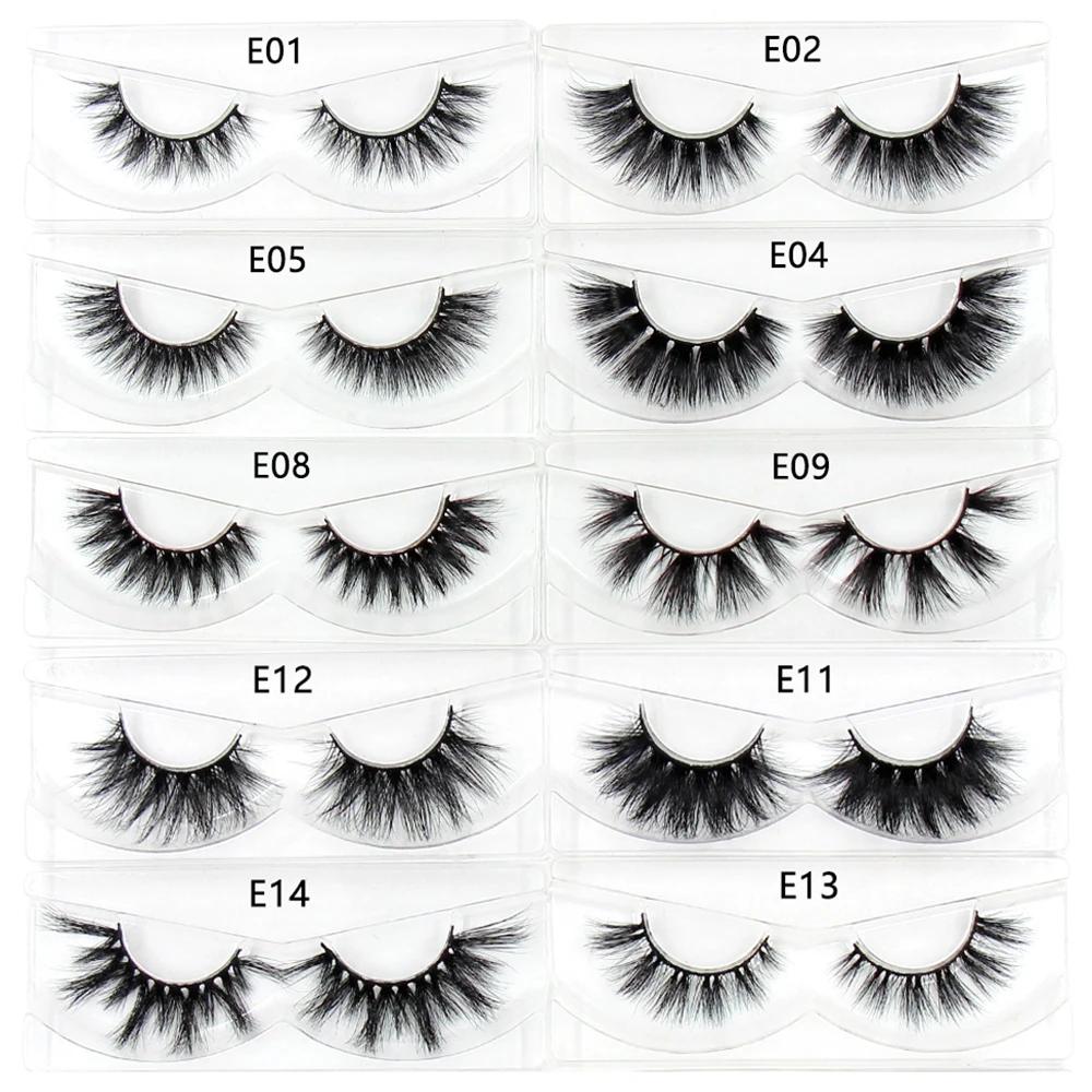FOXESJI-Faux-cils en Vison Doux et Naturels, Vente en Gros, pour les Affaires