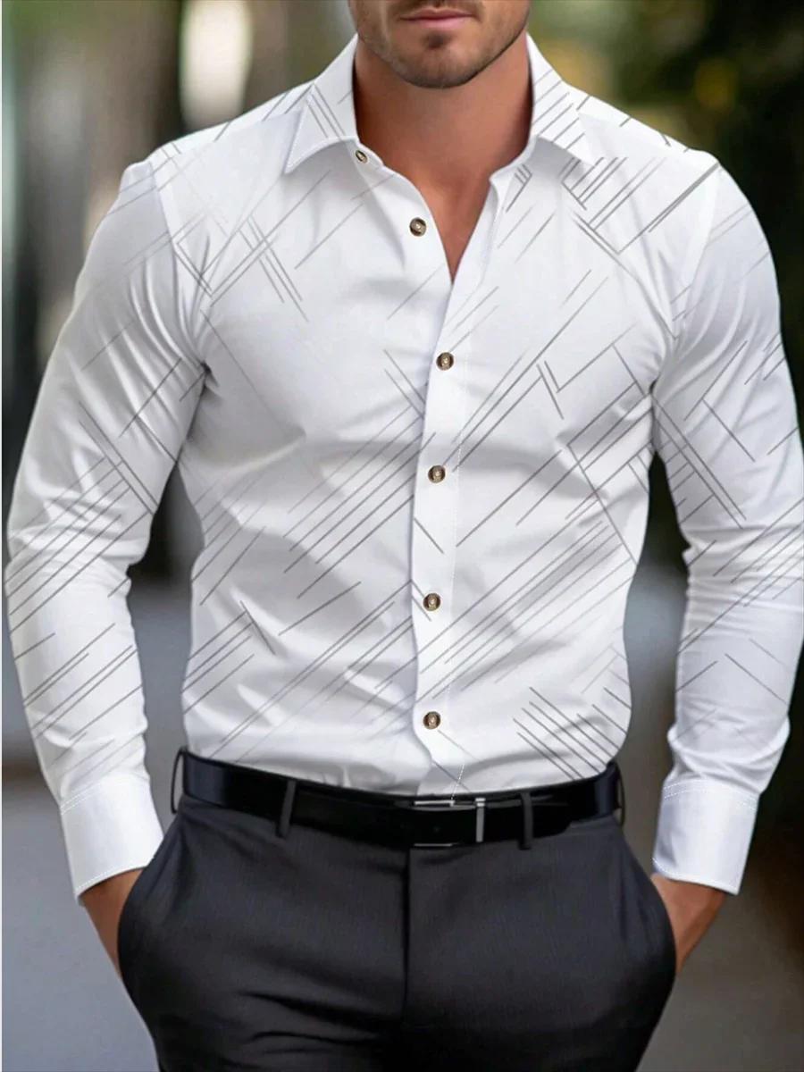 Costume chemise rose noir blanc décontracté extérieur couleur unie rayé confortable doux revers homm