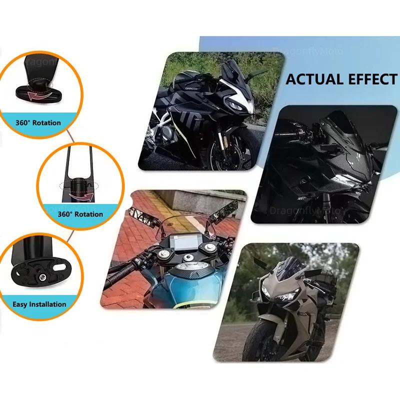 Rétroviseurs latéraux de moto avec LOGO R1, pour YAMAHA YZFR1 YZF R1, rétroviseur rotatif réglable a