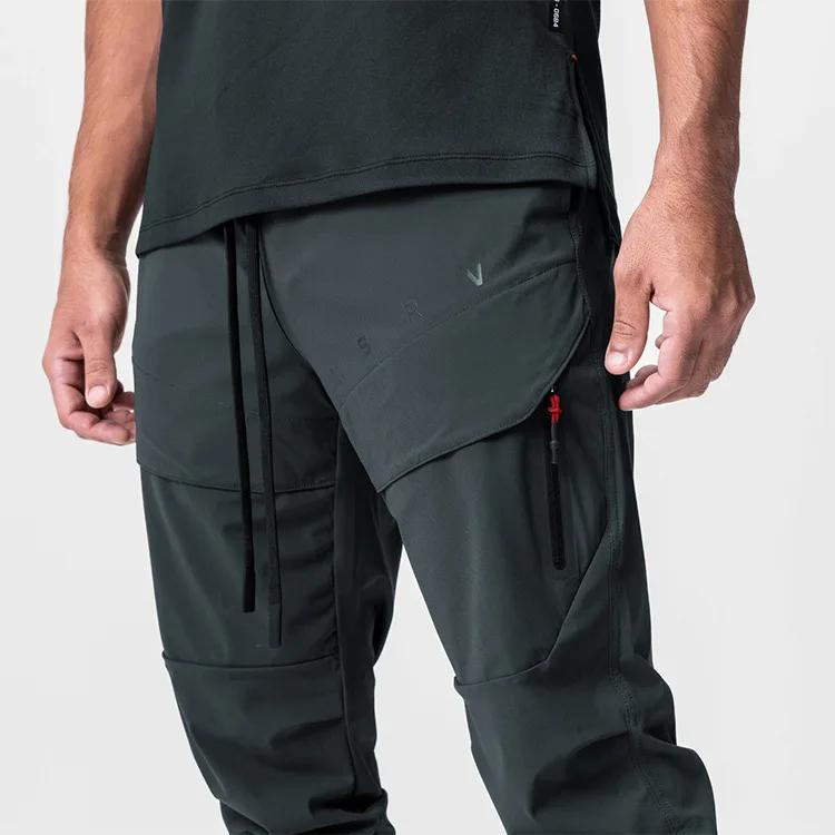 Pantalon de jogging cargo multi-poches à séchage rapide pour homme – Idéal pour la gym, le fitness,