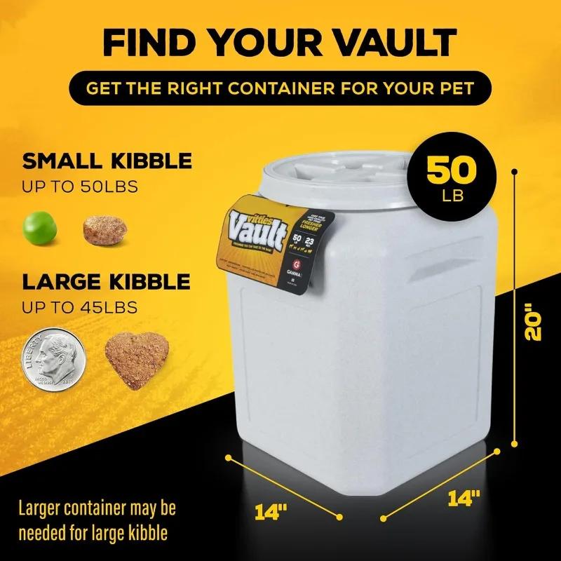Vittles Vault Conteneurs de conservation des aliments pour animaux de compagnie – Récipient de conse