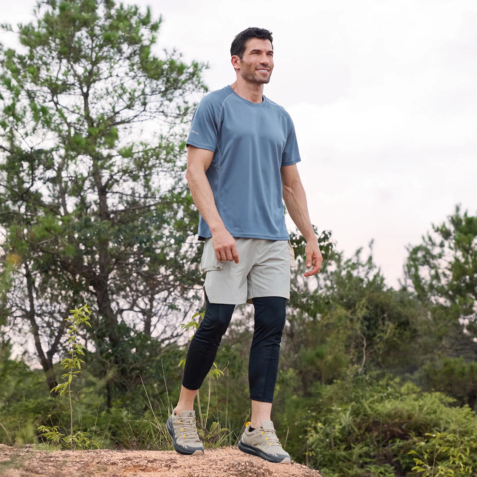 Chaussures de randonnée Fittington imperméables pour hommes, baskets larges, amortissantes, pour la