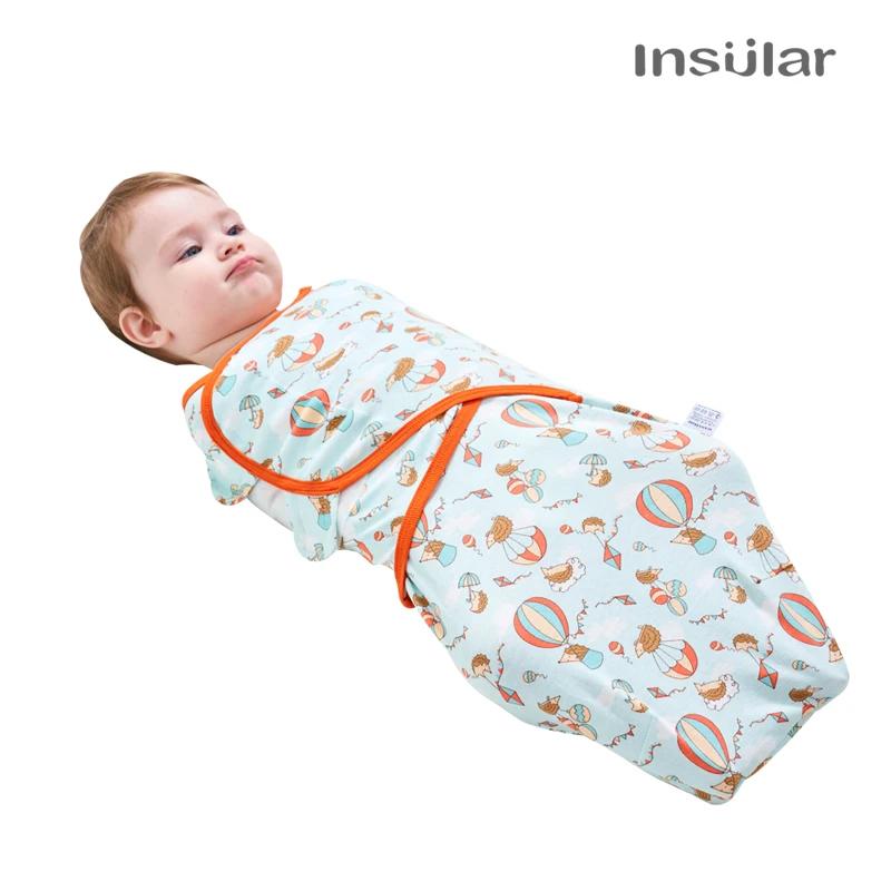 Insular 2 pièces/ensemble cocon nouveau-nés infantile coton tricot bébé emmaillotage couvertures pou