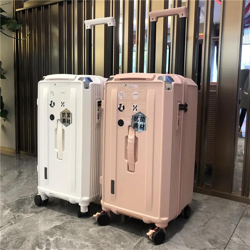 Valise de voyage universelle pour hommes et femmes, roue, mot de passe, chariot épaissi, bagage de g