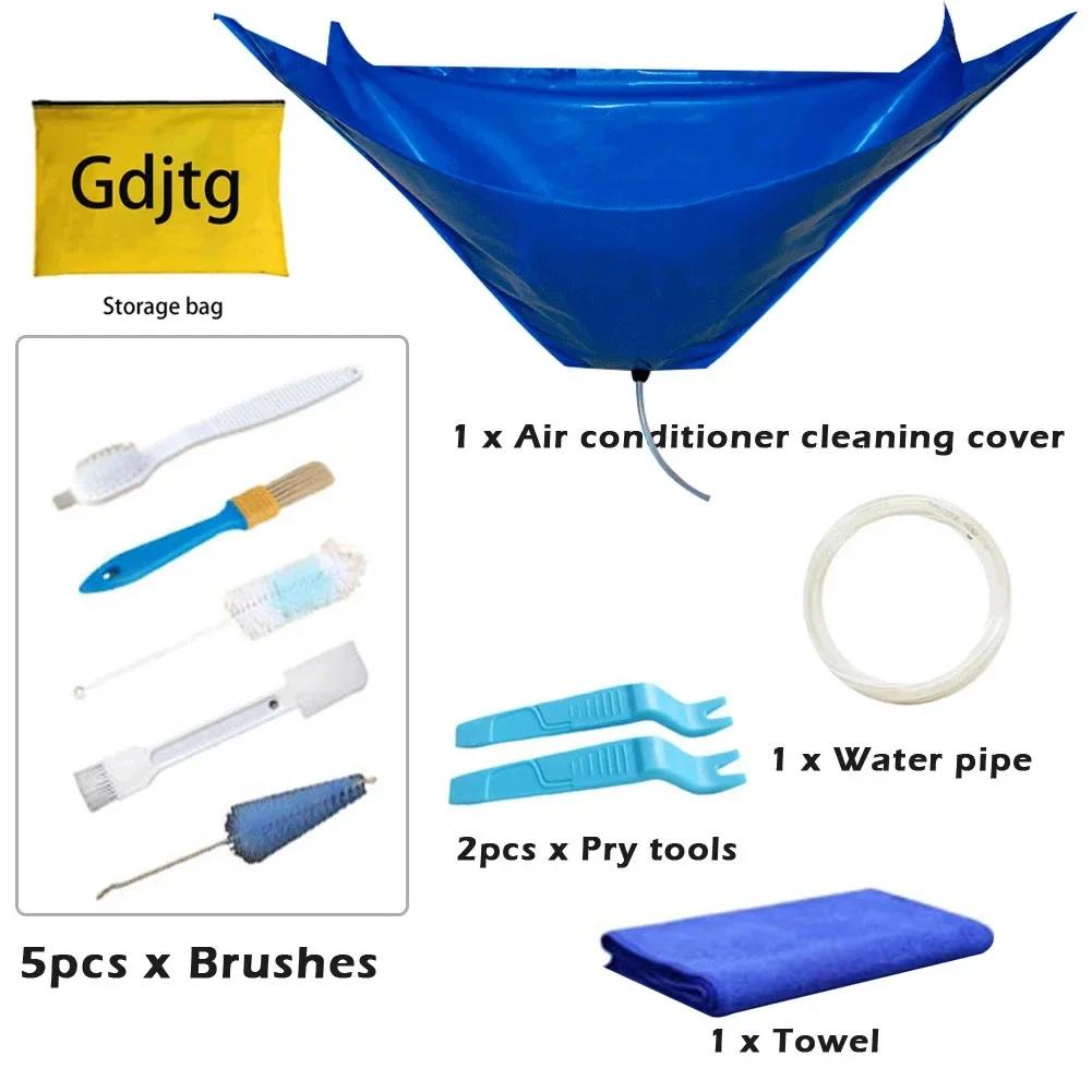 Couvercle de nettoyage de climatisation 95/130cm, Kit de sac à eau, nettoyeur de pluie étanche pour