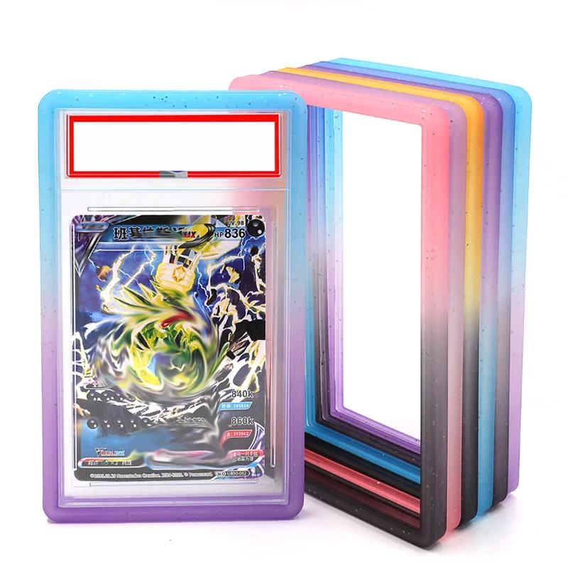 Étui de protection antichoc en silicone TPU dégradé 35PT pour cartes gradées, idéal pour l'affichage