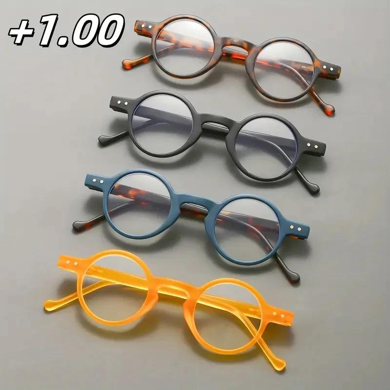 Lunettes de lecture unisexes à petite monture ronde, nouveau Style, rétro, motif Vintage Unique, ada