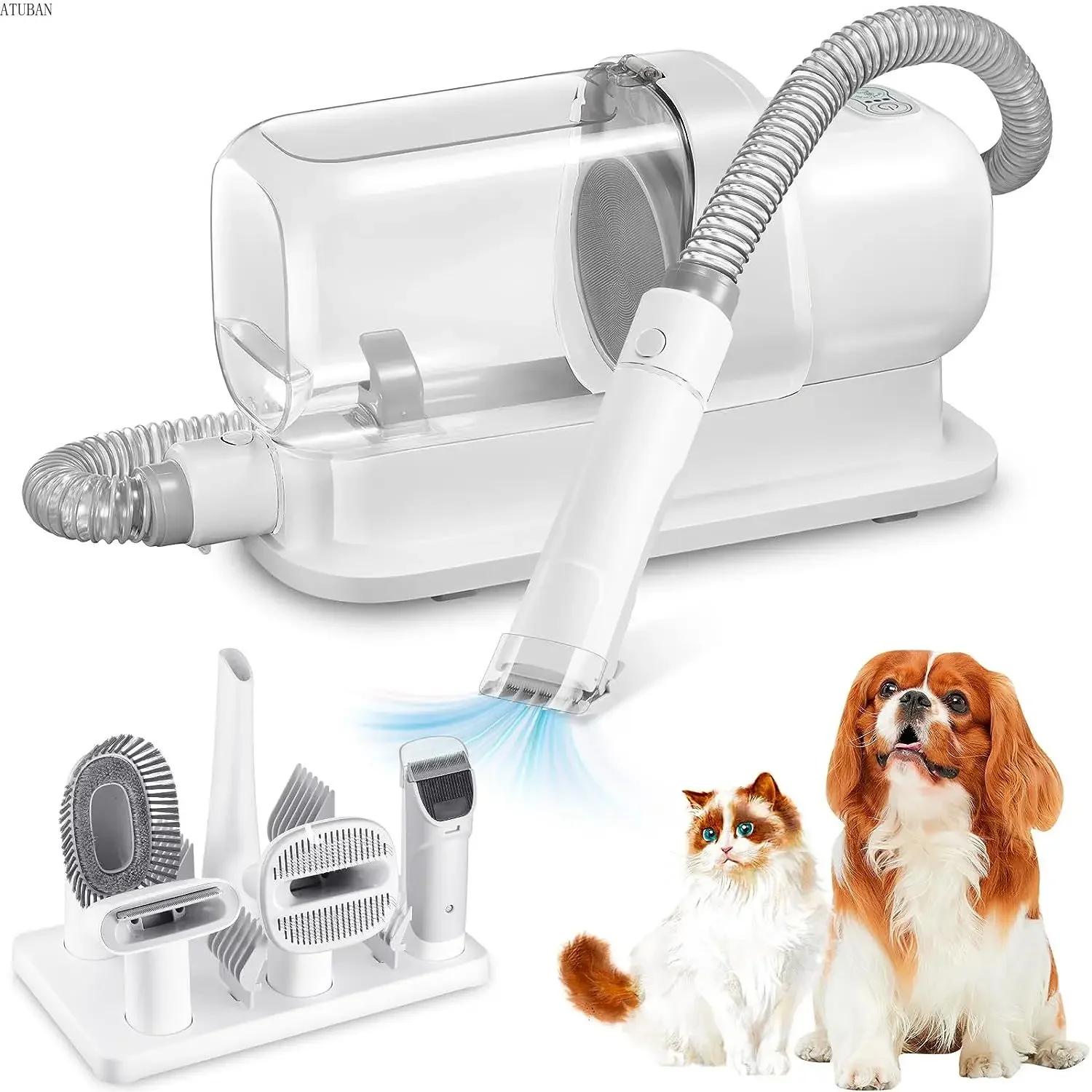Aspirateur de toilettage pour chiens et Kit de toilettage pour animaux de compagnie avec capacité de