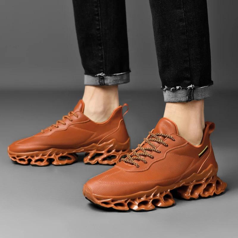 Baskets de luxe pour hommes, chaussures de course respirantes et décontractées, mocassins à la mode
