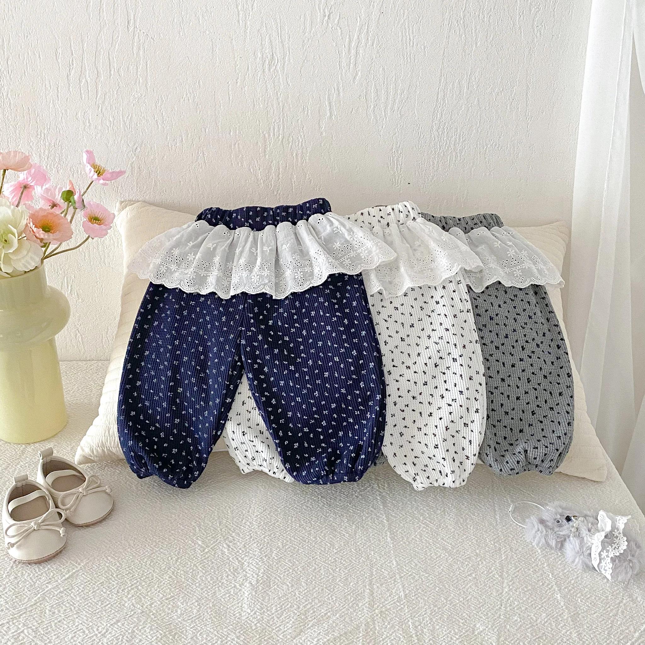 Leggings d'automne pour bébés filles, pantalons longs de style coréen pour nourrissons et tout-petit