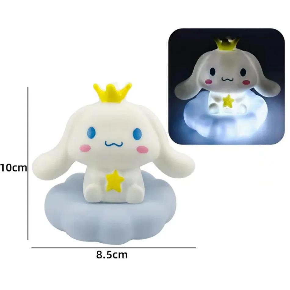 Nouvelle lampe de nuit de style japonais Sanrio, en émail, en forme de nuage, avec des personnages d