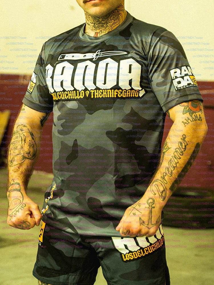 Vêtements de sport de boxe en plein air RANDA Camouflage Fans Jersey vêtements de combat d'entraînem