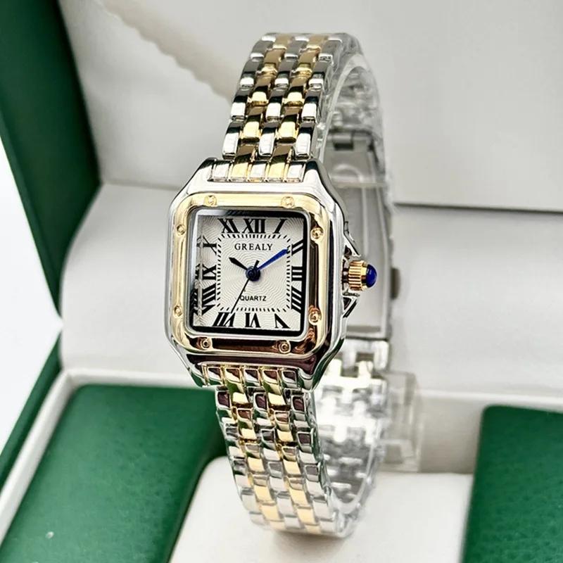 Top marque montre femmes affaires rétro classique Simple étanche bande d'acier dames mode Quartz hor