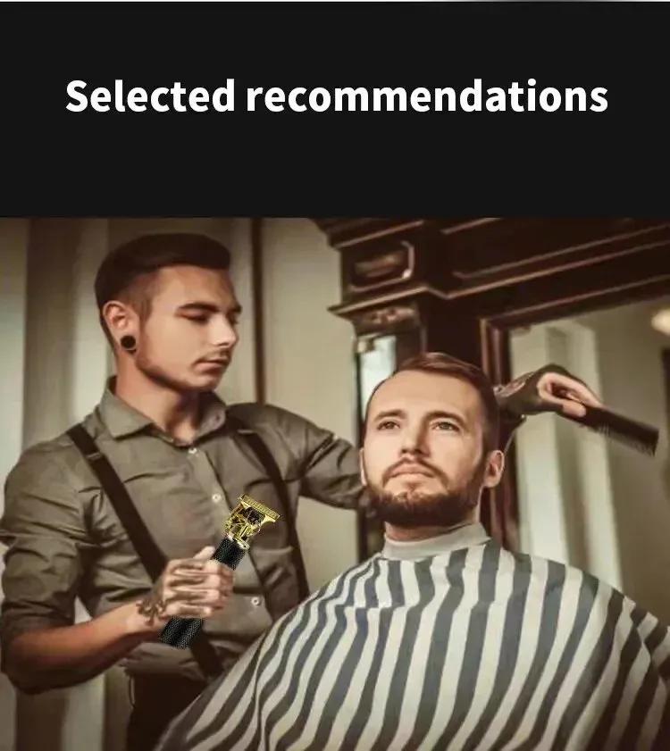 Machine de coupe de cheveux électrique Vintage T9 tondeuse à cheveux Rechargeable homme rasoir tonde